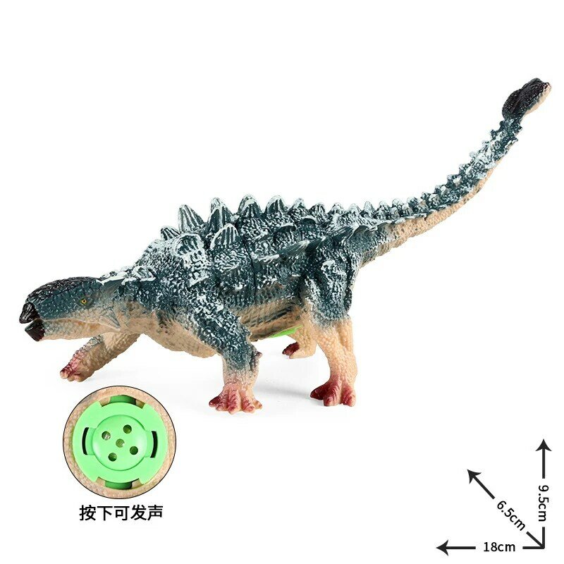 Nuova simulazione modello di dinosauro chiodo drago modello di dinosauro giocattolo per bambini Action Figure giocattoli vocali per bambini regalo da collezione