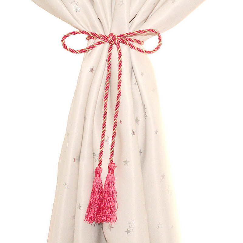 新しい真珠カーテン小さな磁気ボールネクタイロープアクセサリーロッドアクセサリーバックholdbacksバックルクリップフックホルダー家の装飾