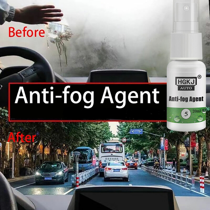 HGKJตัวแทนAnti-Fogกันน้ำกันฝนSuper Hydrophobicรถกระจกหน้าต่างAnti-Fog Agent Careอุปกรณ์เสริม