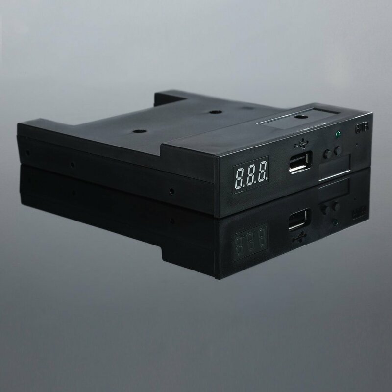 1000 플로피 디스크 드라이브-USB 에뮬레이터, 시뮬레이션 간단한 플러그, 뮤지컬 키보드용, 블랙 SFR1M44-U100K, 5V, 3.5, 1.44MB, 신제품