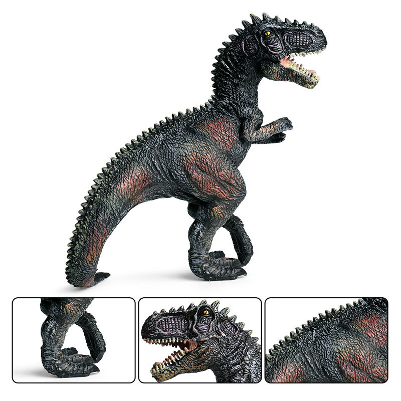Figura de acción de Jurassic para niños, modelo Animal de simulación, Tiranosaurio Rex Behemoth Dragon, juguete de PVC, regalo