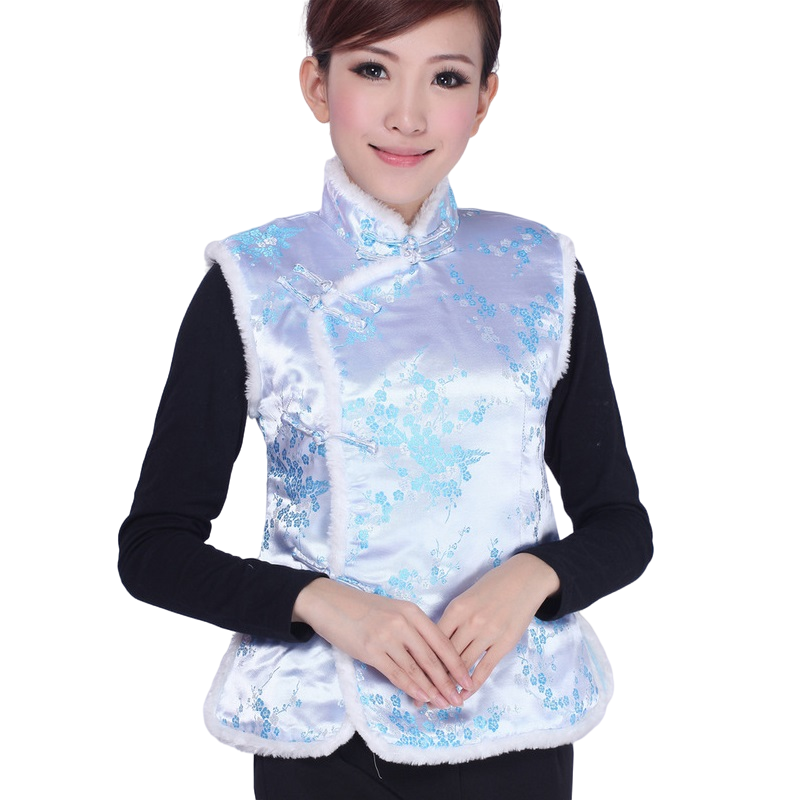 중국어 번체 여성 조끼 축제 여성 양복 조끼 크기 S M L XL 2XL 3XL