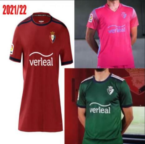 Neue 21 Osasuna kinder erwachsene kit fußball trikots Centenary 2021 2022 Chimy Ávila R.Torres Rubén García Estupiñan home erwachsene Jersey