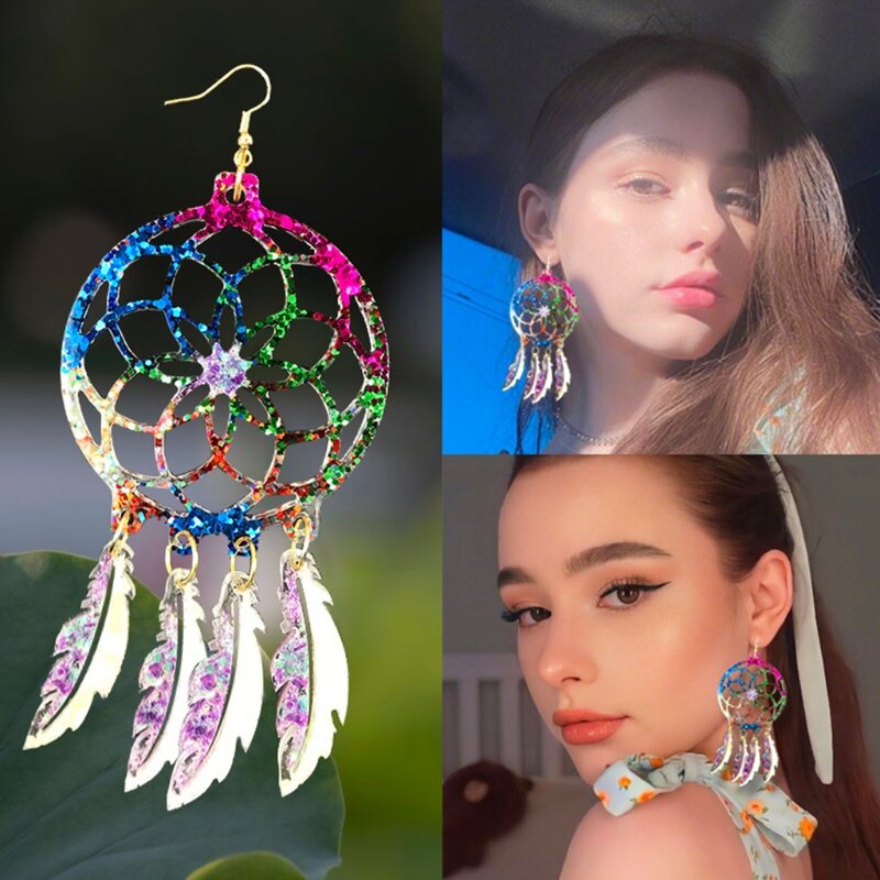 Super Glossy Resin Dreamcatcher Mold Silicone Mould for Craft Keychain Epoxy