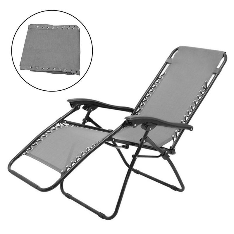 Lounge Recliner Cloth Breathable Durable Chair Lounger Replacement Fabric Cover Lounger Cushion Raised Bed for Garden Beach #4O