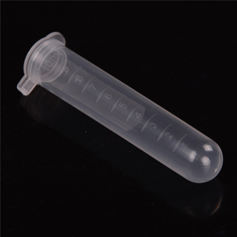 20 Buah Sampel Tabung Uji Spesimen Tabung Perlengkapan Laboratorium Mikro Bening Plastik Sentrifugasi Botol Snap Cap Kontainer untuk Laboratorium