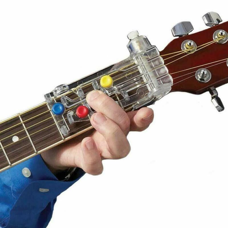1 szt. System uczenia się gitary nauczanie pomocy w pracy z 21 akordami lekcja gitara akord trener praktyka narzędzia akcesoria