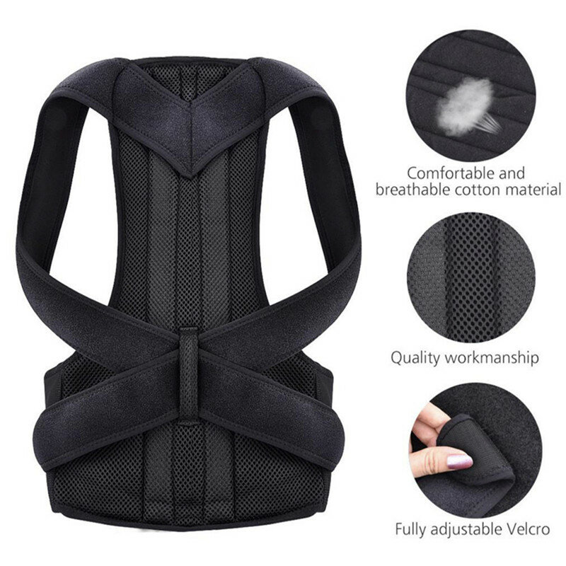 Posture Corrector Brace Clavicle Support Stop Slouching and Hunching Adjustable Back Trainer