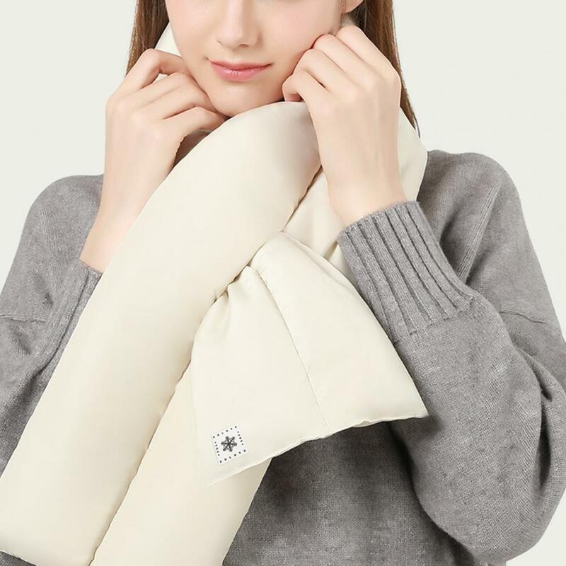 Модный устойчивый к разрыву антистатический Премиум пуховой заполненный шарф для девушек шарф для шеи пуховой шарф женский пуховой шарф