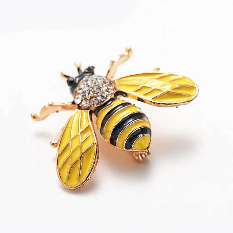 Zwierząt broszka przypinki dla kobiet Bling Rhinestone pszczoła pająk broszki ważka broszki broszka biżuteria wesele Bijoux najlepszy prezent