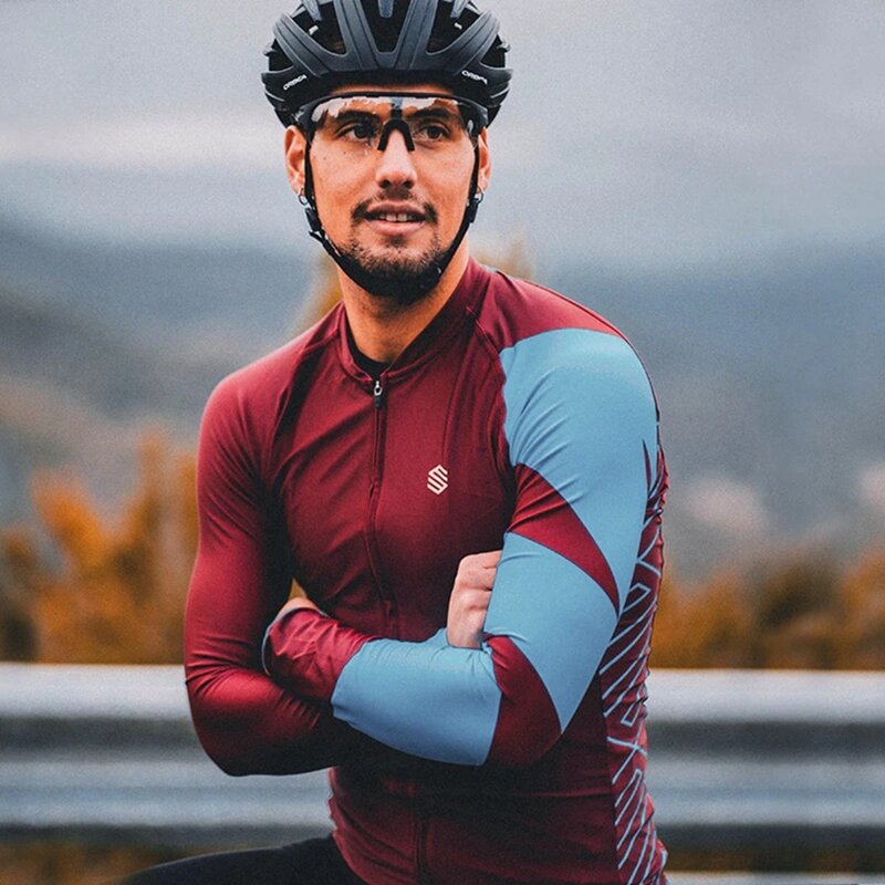 SIROKO-Camiseta de ciclismo para hombre, ropa de manga larga para bicicleta  de montaña, uniforme de verano, ropa deportiva personalizada / Ciclismo