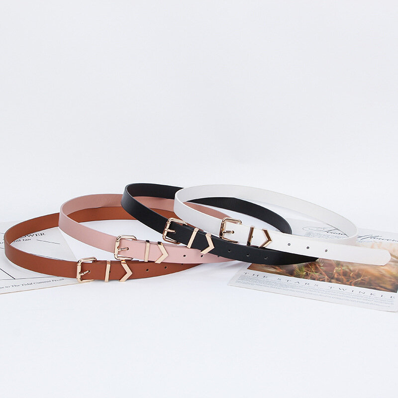 Cinturón de cuero ancho para mujer, Correa decorativa de diseño, bonito, negro, rojo, blanco y marrón