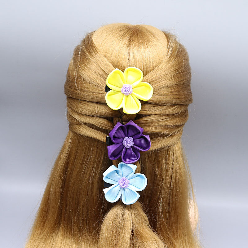 Pinzas para el pelo para niña, tocado con lazo, accesorios para el cabello para mujer, horquillas coreanas, D21-1