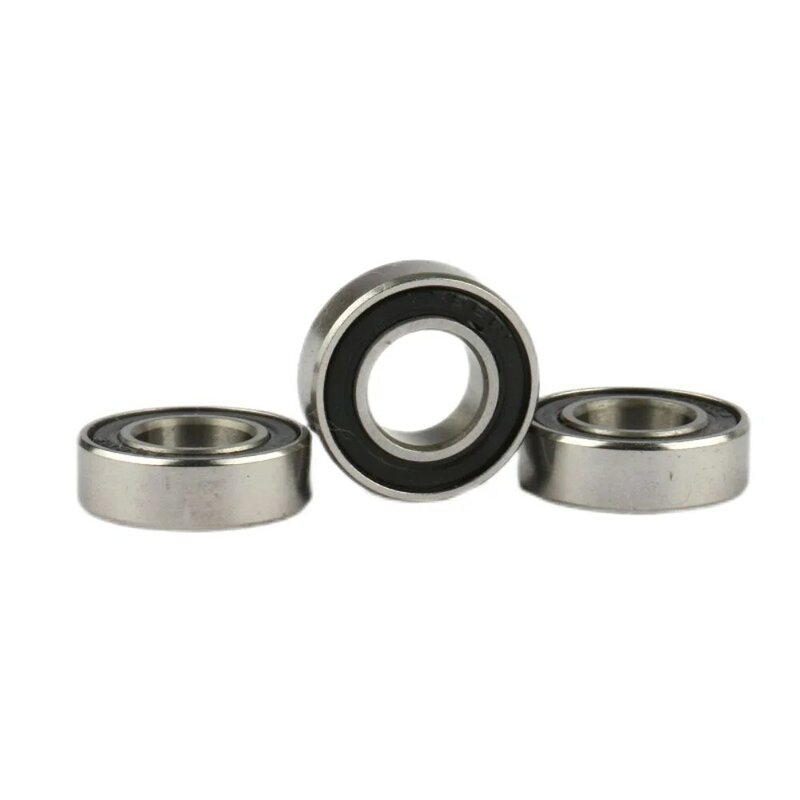 Mini rodamiento de bolas de acero cromado, 605, 2RS, 5x14x5mm, 10 Uds.