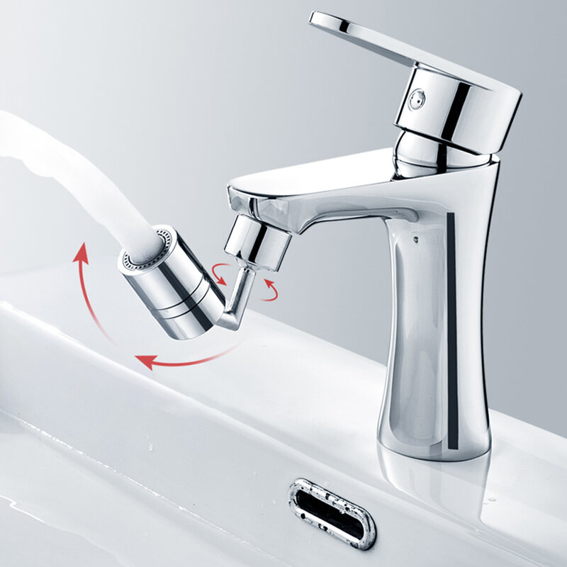 720 graus torneira cabeça da torneira aerador 360 ° rotação universal splash-proof giratória torneira de poupança de água para o banheiro embout robinet c1