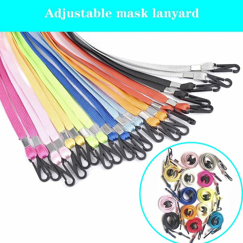 10pcs Adjustable Face Mask Lanyard Handy Convenient Safety Mask Rest Ear Holder Rope Face Mask Extension Ear Rope Dropship