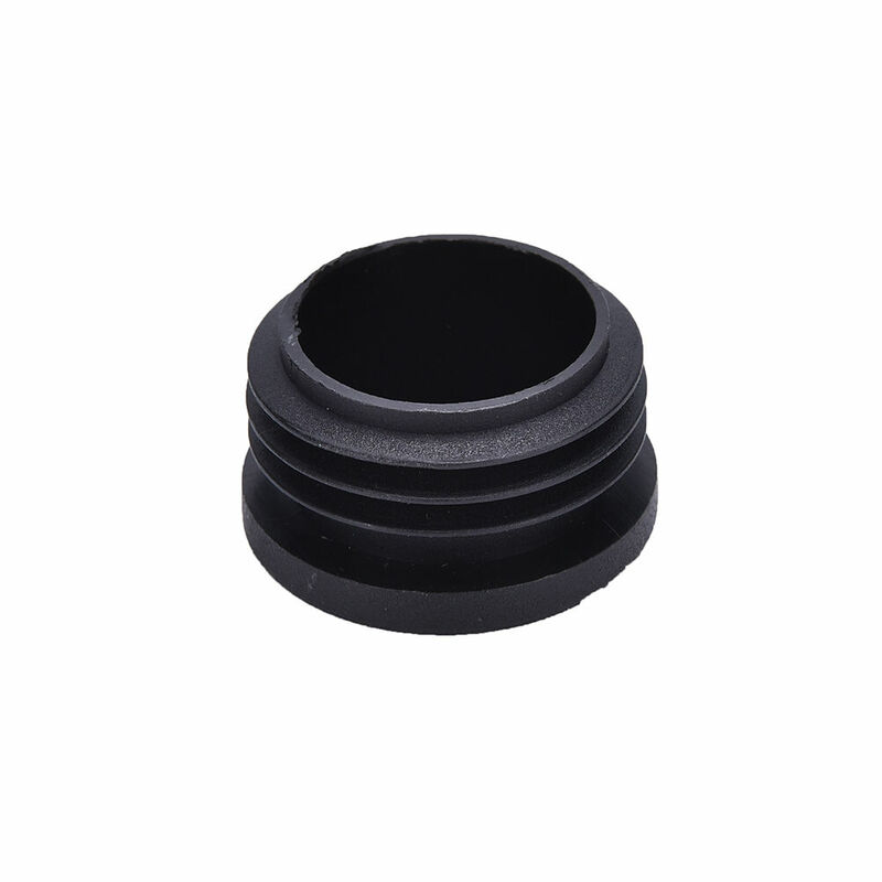 20pcs Black Plastic Blanking End Caps Round Pipe Tube Cap Insert Plugs Bung For Furniture Tables Chairs Protector