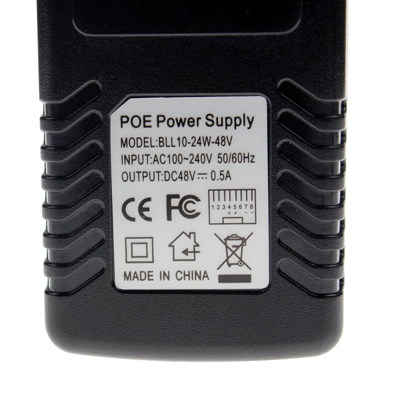 Escam Pengawasan CCTV Keamanan POE Steker Dinding Poe Injector Ethernet Adaptor Ip Kamera Ponsel POE Power Supply