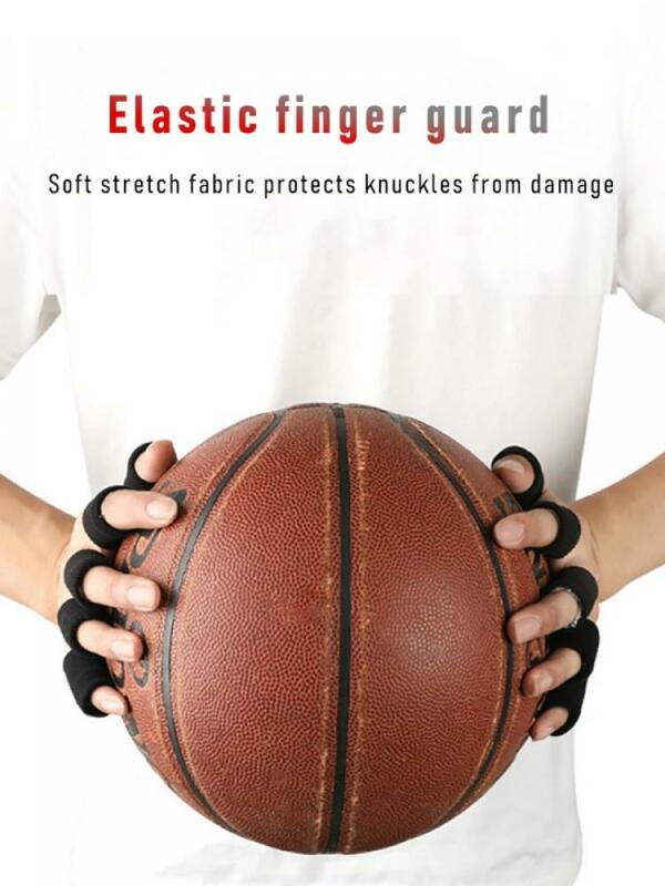 Protège-doigts en Nylon pour basket-ball, avec 5 paquets de protections qui Absorbent la sueur et respirent pour les articulations