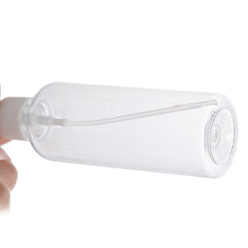 Botol Isi Ulang 30/50/100Ml Botol Plastik Transparan Bepergian Botol Semprot Kecil Kosong Beracun Gratis dan Aman