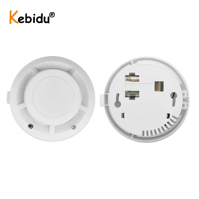 KEBIDU-alarma independiente para seguridad del hogar, Detector de humo inalámbrico, Sensor de alta sensibilidad, equipo contra incendios
