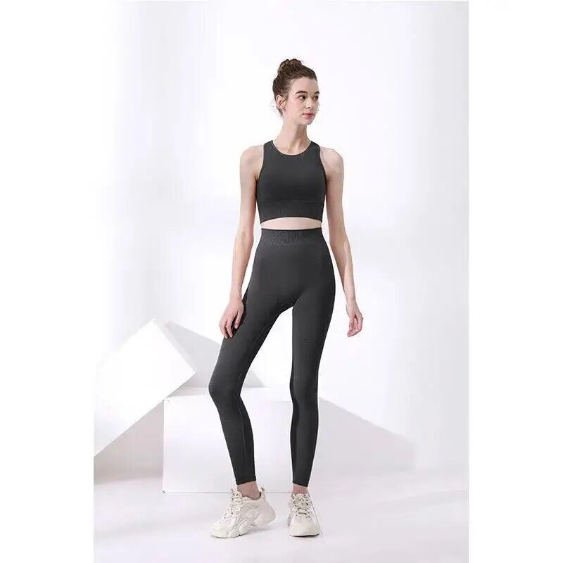 2021 roupa de treino feminino de manga curta fina e fina roupas de secagem rápida esportes correndo terno respirável collants yoga terno