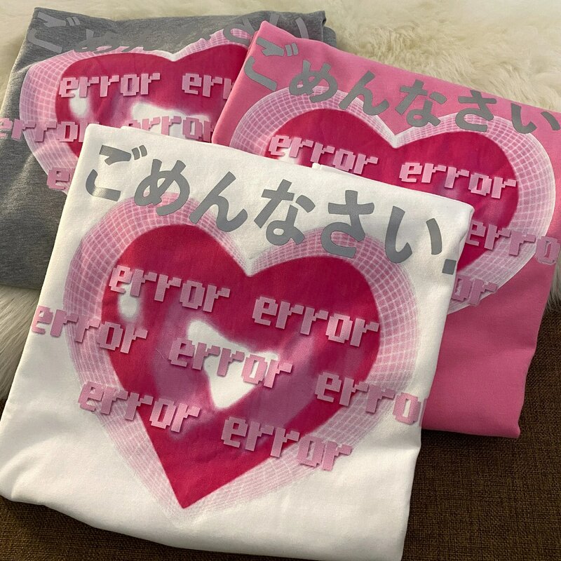 Japanischen Stil Kunst Druck Weibliche T-shirt Streetwear Schöne Retro Ziemlich Vestidos Nette Pop Harajuku Hipster Shirts für Frauen