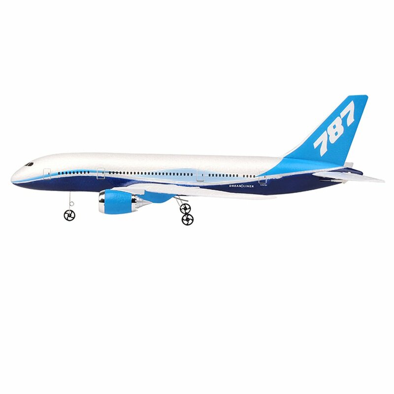 DIY 원격 제어 항공기 EPP RC 드론 보잉 787 2.4G 3Ch RC 비행기 고정 비행기 아이 소년 생일 선물