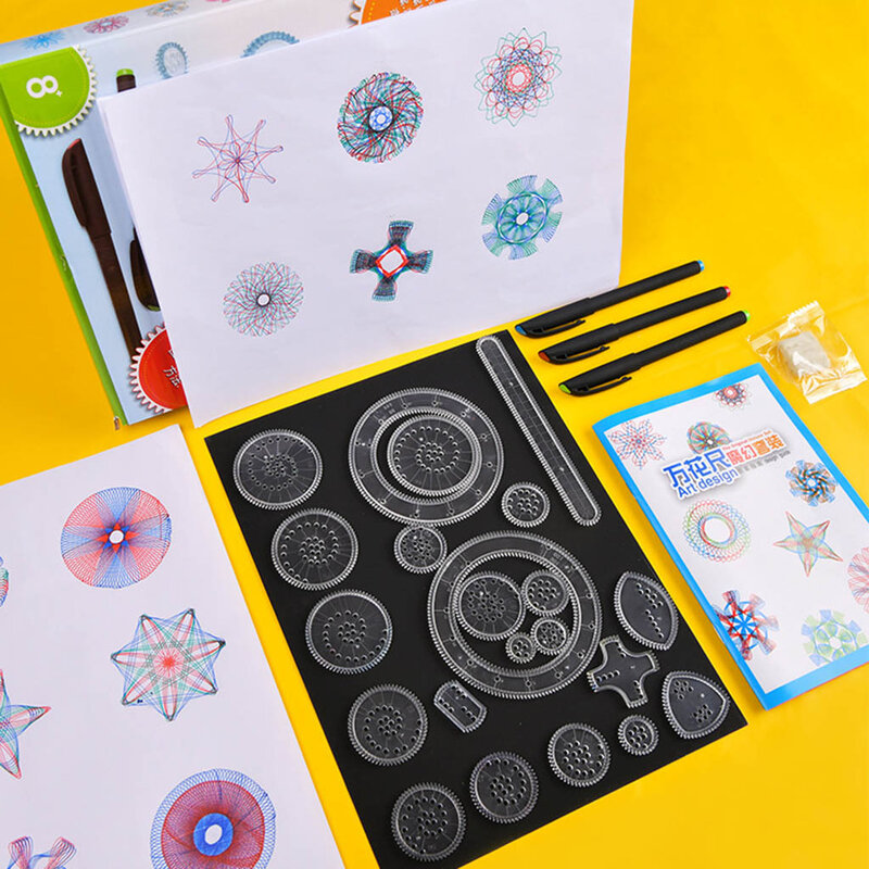 DIY Kreatif Desain Anak Spiral Seni Kerajinan Penciptaan Pendidikan