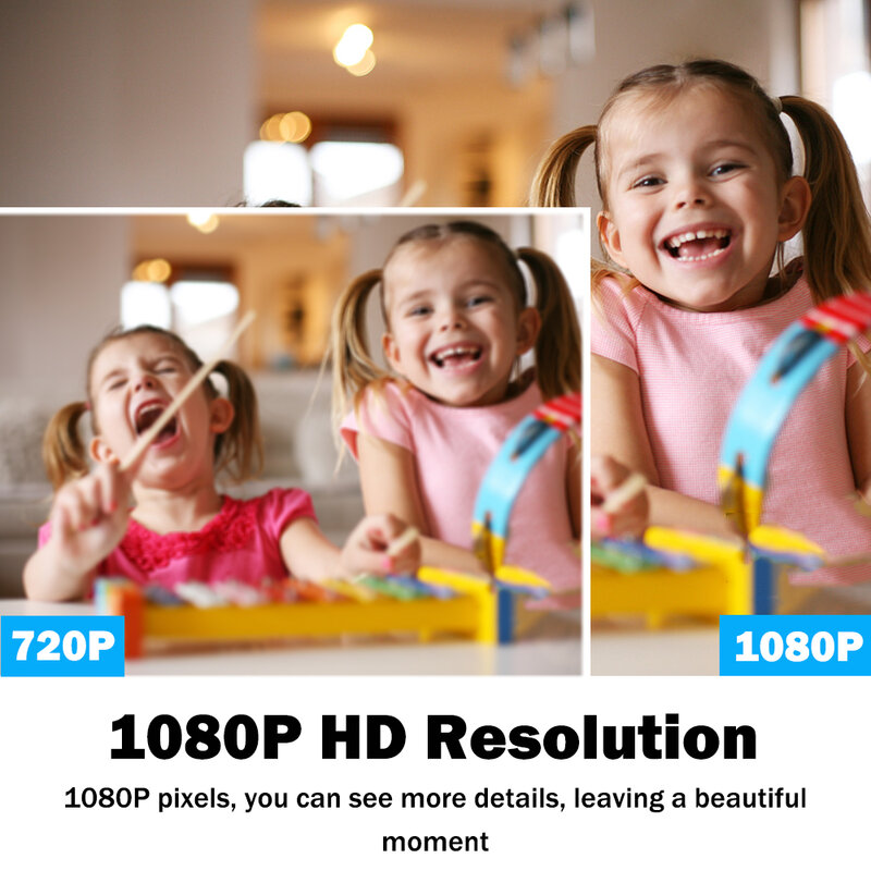 Tuya Kamera IP WiFi 1080P Akses Monitor Bayi Rumah Pintar Video Pengawasan Kamera Keamanan Dua Arah Audio Pan Tilt Penglihatan Malam