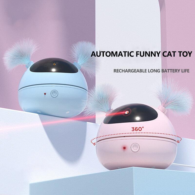 赤外線レーザーライトペン,猫のおもちゃ,羽,自動電気猫のおもちゃ,自己aheyおもちゃ