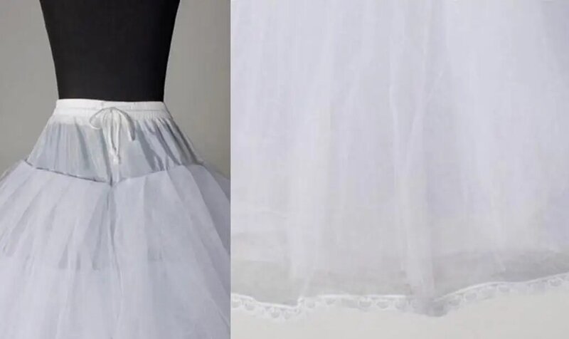 Abiti da sposa economici sottoveste cerchi abiti da ballo sottogonna abiti da sposa Plus Size Crinoline sottoveste