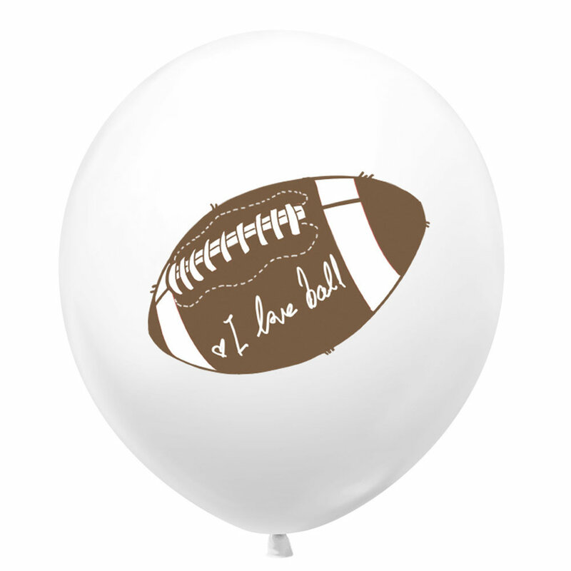 12 дюймов Футбол воздушных шаров из латекса с принтом «шары с днем рождения украшения детский надувной мальчик шарики для свадьбы детского д...