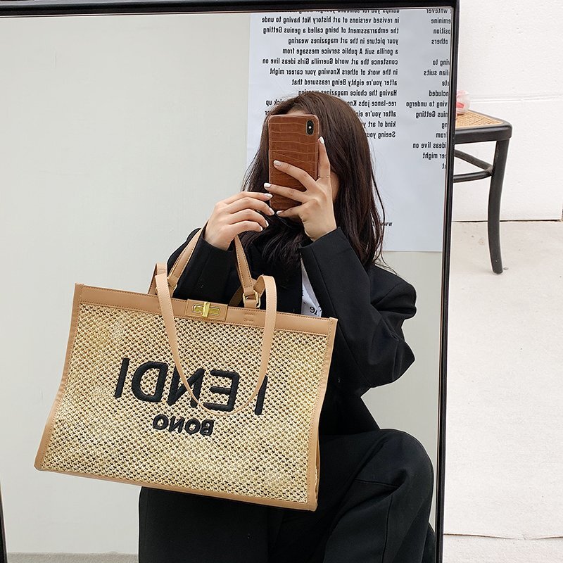 Роскошная текстурная женская сумка на плечо премиум-класса, новинка 2021, модная дизайнерская Холщовая Сумка большой вместимости, сумка-месс...