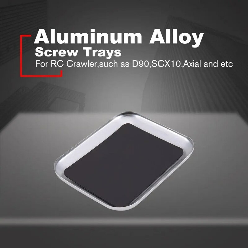 2021 Magnetic Aluminum Alloy Tray Mounting Screws RC car boat plane  Screw Repair Tray plate Disk Model crawler Tool