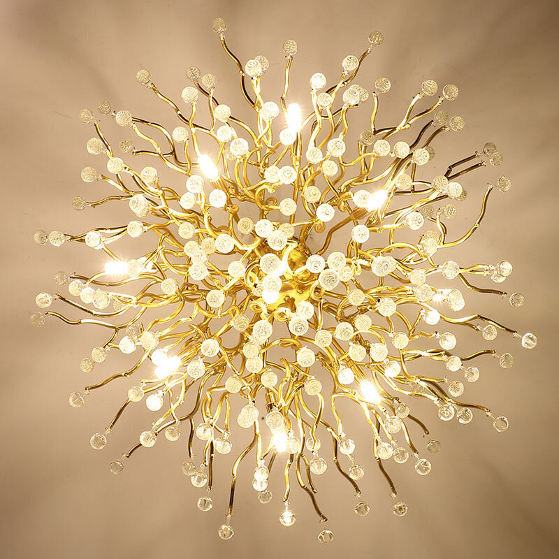 Nordic Luxus Kristall LED Kronleuchter für Wohnzimmer LOFT Moderne Küche Decke Kronleuchter Innen Beleuchtung Dekor Kronleuchter