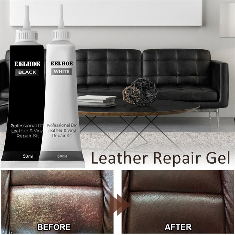 50ml Advanced Leather Repair Gel Car Maintenance Agent Coating Paste Leather Conditioner Restorer Repair Cream For Sofa Car Seat