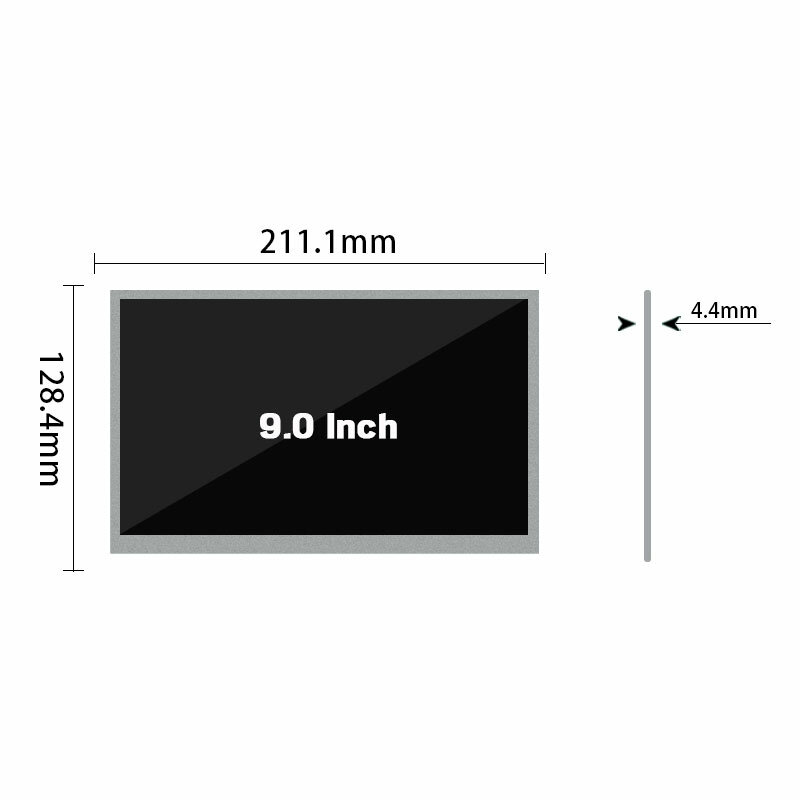 Pantalla LCD Original LVDS de 9 pulgadas, G090VTN02.0 V3, resolución 800x480, brillo 300, contraste 500:1