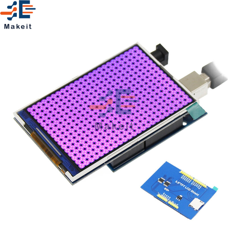 3.5Inch 480x320 TFT LCD Display HD Color Screen Module LI9486 Controller for Arduino  MEGA2560 Board with/Without Touch Panel