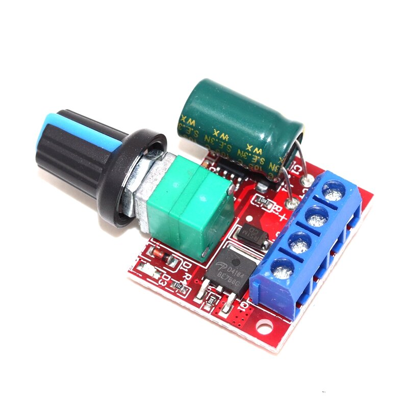 PWM DC motor speed controller 5V-35V speed control switch board 5A 90W switch function LED dimmer speed control module
