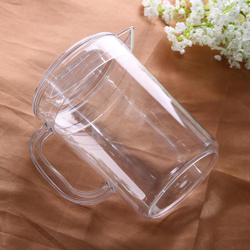 3 Packs Clear Acryl Pitcher Met Deksel Voor Thee Limonade Drank Opslag