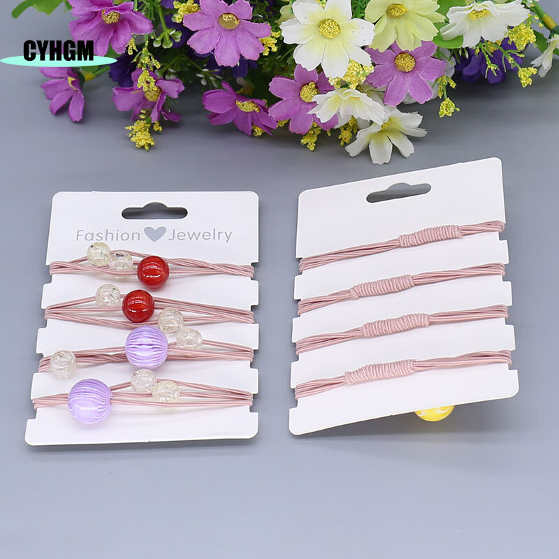 New Fashion girls Hair rope hair accessories Women hair ties elastic hair bands Cute hair rubber band B01-15