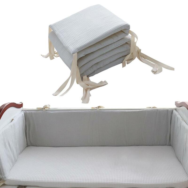 Nordic łóżeczko dziecięce zderzaki dla noworodków zagęścić miękkie łóżeczko dla dziecka zderzaki Protector bawełna niemowlę łóżeczko wokół poduszki wystrój pokoju