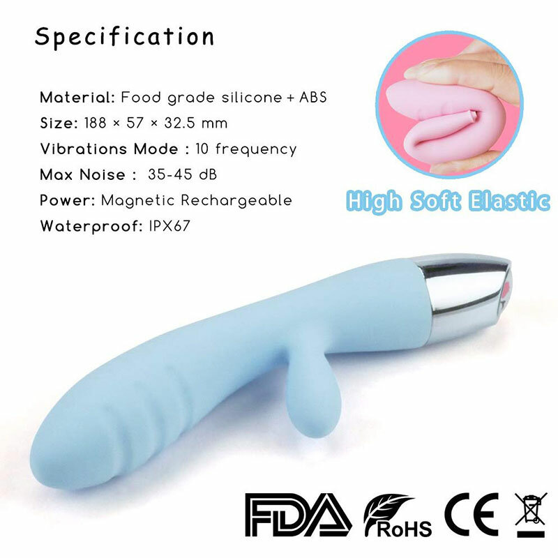 Vibrador de conejo para mujer, productos sexuales para adultos, estimulador de clítoris potente, Juguetes sexuales para adultos