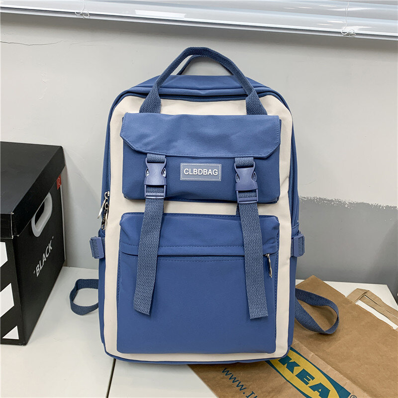 십대 소녀 학교 가방 소년을위한 여성 배낭 십대 학생 Bookbags 옥스포드 대용량 2021 신규