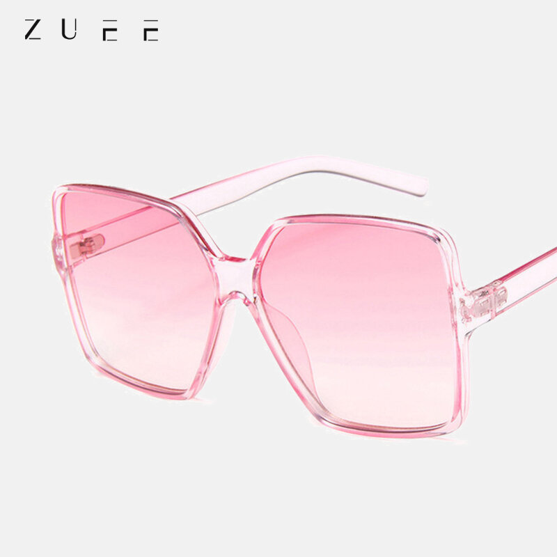 New Big Frame Black Square occhiali da sole oversize donna moda Trend occhiali da sole da donna All-match occhiali da sole vendita calda