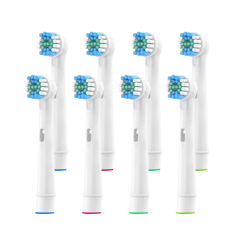Oral-B-Refil de cabeçote de escova para escova de dentes elétrica, Fit Advance Power/Pro Saúde/Triumph/3D Excel/Vitality, limpeza precisa, 8 unidades