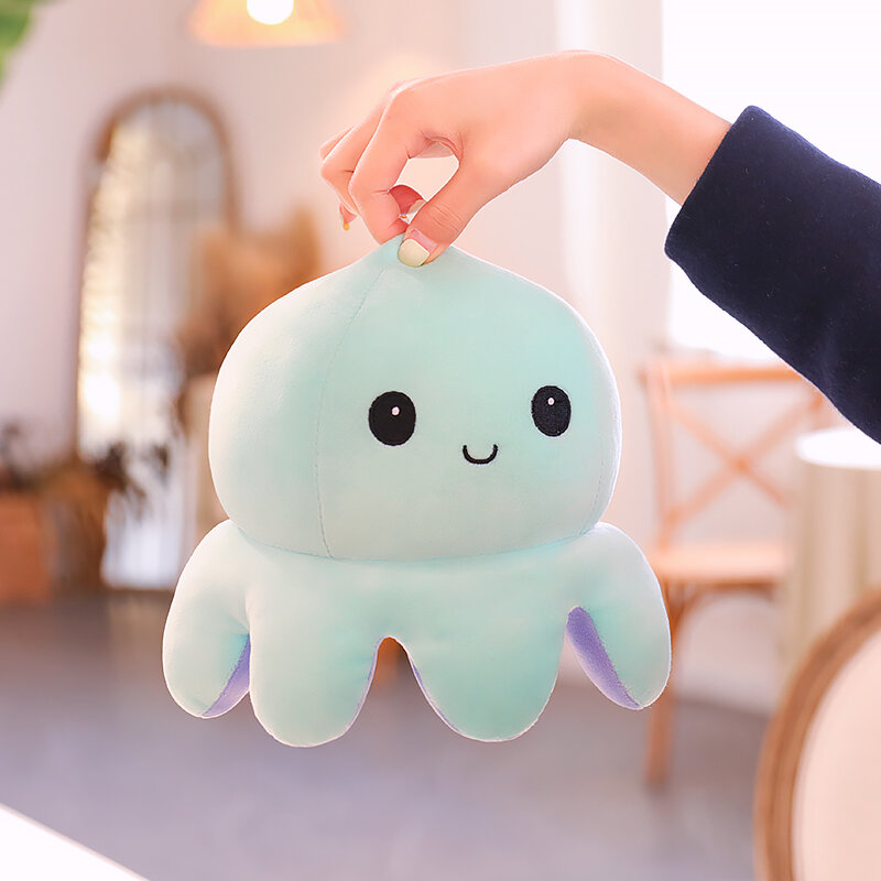 Gift Pulpito Plush Stuffed Octopus Soft Newly-Arrived Kids Octopus Birthday Tow-sidee Emotional Furnishing Super-Quality Octopus