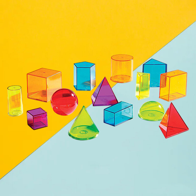 幾何学的形状のおもちゃブロック男の子女の子のための早期教育玩具