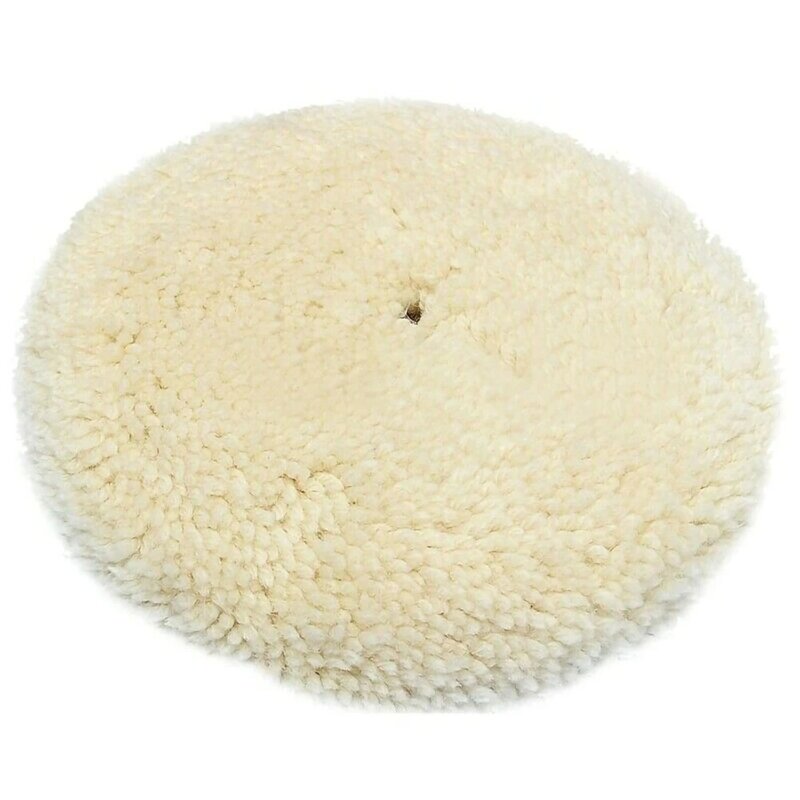 Almohadilla de pulido de lana para coche, almohadilla para pulir corderos de alta densidad, 7 pulgadas, 180mm